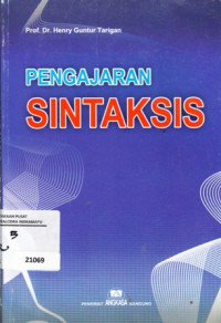 Image of Pengajaran Sintaksis