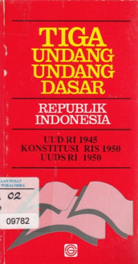 Image of Tiga Undang-Undang Dasar Republik Indonesia UUD RI 1945